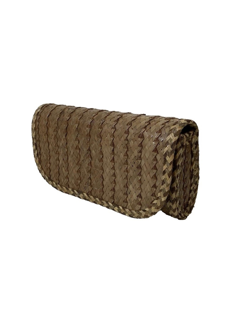 Unbranded Straw/Raffia Structured Clutch